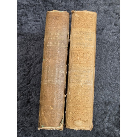 1863/1866 The History of the Civil War in America by John SC Abbott 2 Volume Set